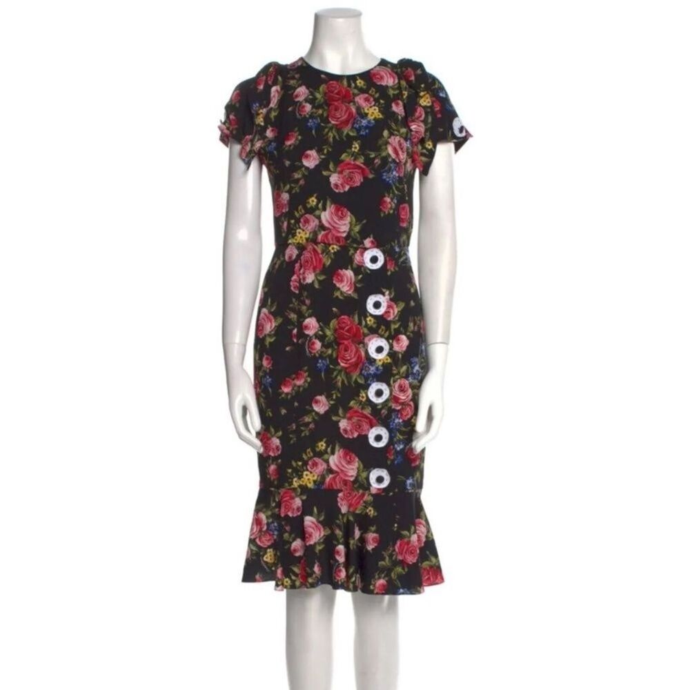 nwot dolce@gabanna rose print dress - Picture 7 of 13